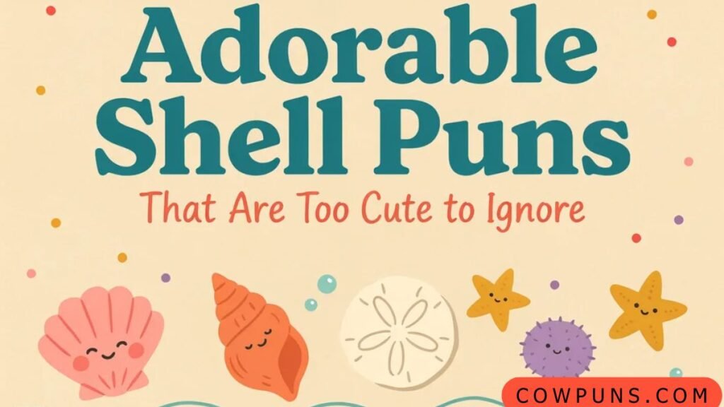 Adorable Shell Puns That Are Too Cute to Ignore