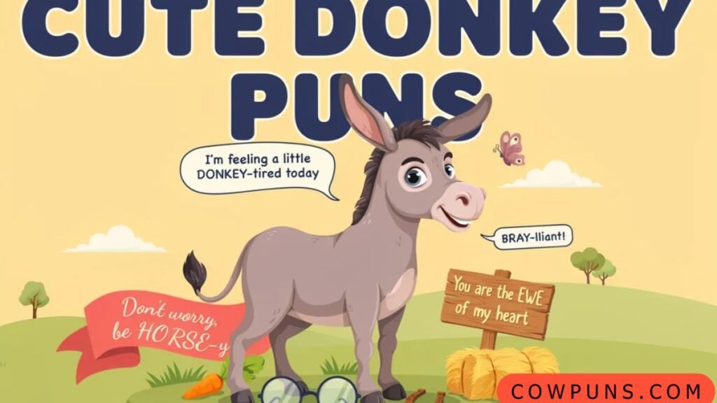 Cute Donkey Puns