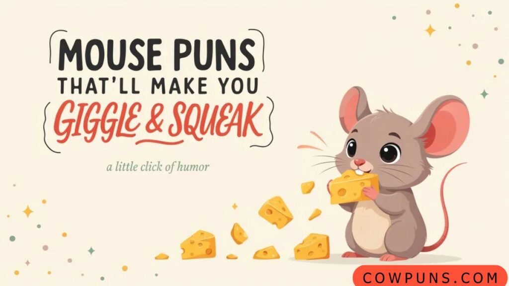 Mouse Puns That'll Make You Giggle and Squeak