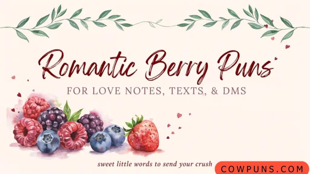 Romantic Berry Puns for Love Notes, Texts, and DMs