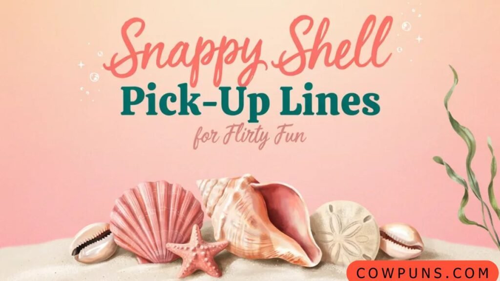 Snappy Shell Pick-Up Lines for Flirty Fun