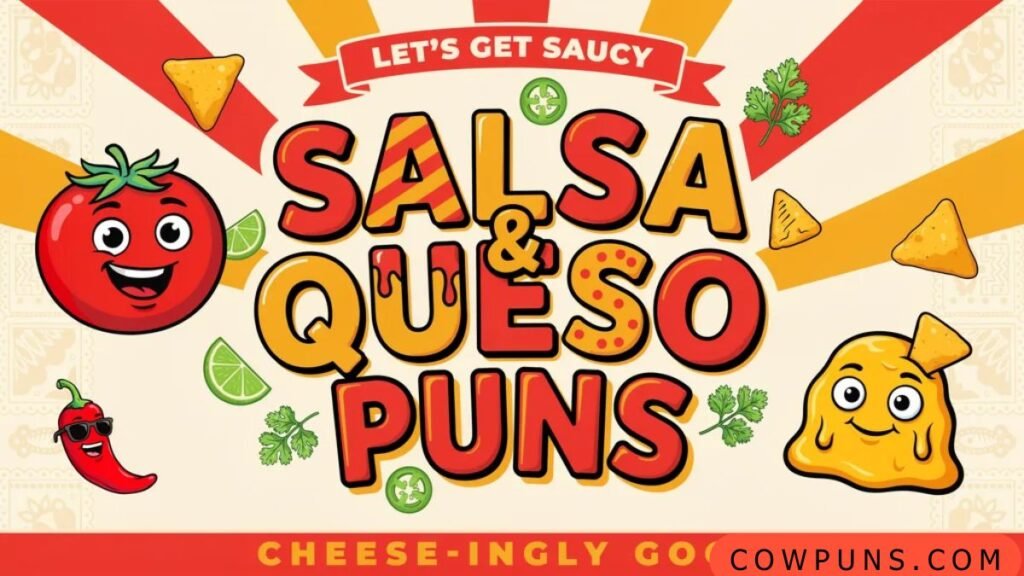 Spicy Salsa & Queso Puns